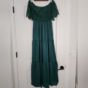 Emerald Green Maxi Dress